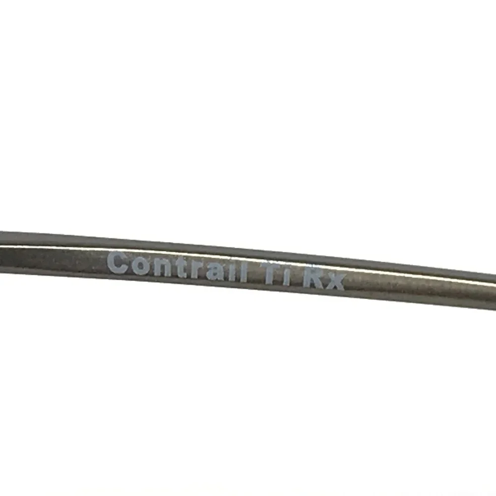 Oakley Eyeglasses Frames Contrail Ti OX5077-0255 Pewter Titanium 55-14-144